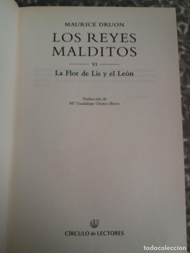 Libros: Los reyes malditos. VI. La Flor de Lis y el Le&oacute;n. - DRUON, Maurice: - Foto 3