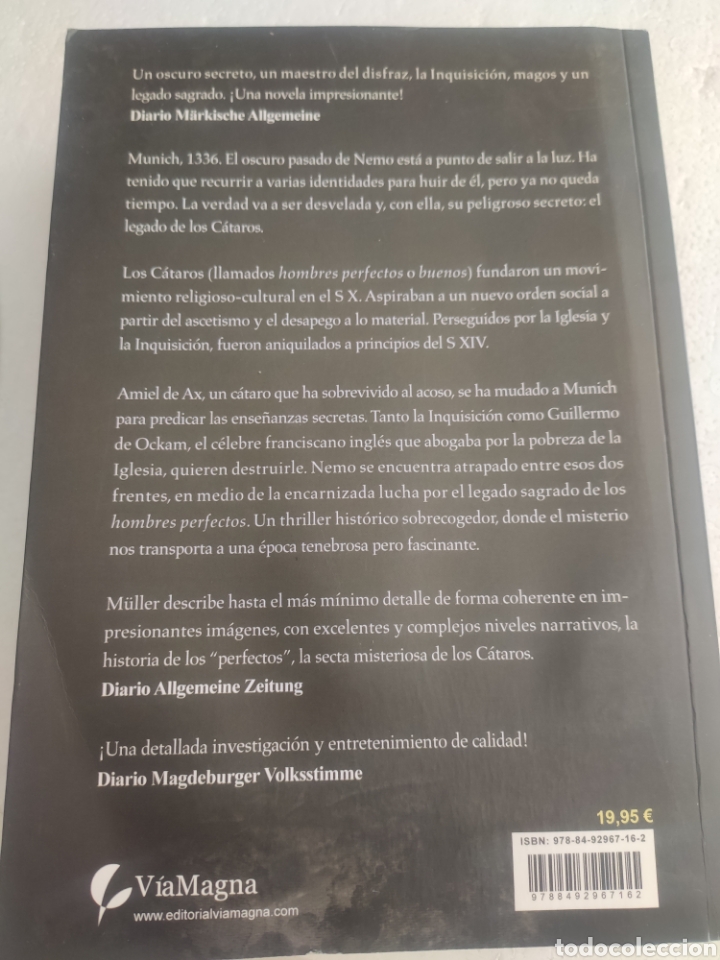 Libros: El Misterio de los Perfectos. Titus Muller - Foto 2