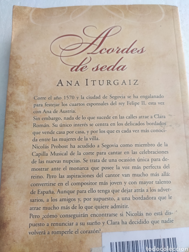 Libros: Acordes de Seda. Ana Iturgaiz - Foto 2