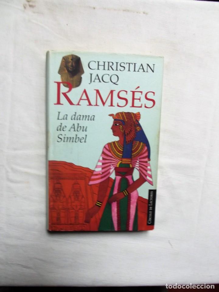 Libros: RAMSES LA DAMA DE ABU SIMBEL DE CHRISTIAN JACQ - Foto 1
