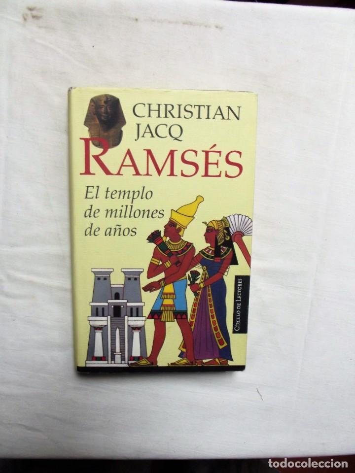 Libros: RAMSES EL TEMPLO DE MILLONES DE A&Ntilde;OS DE CHRISTIAN JACQ - Foto 1