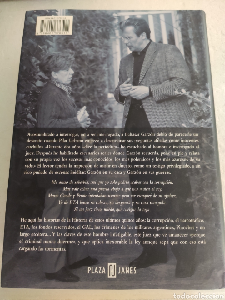 Libros: Garz&oacute;n. Pilar Urbano - Foto 2