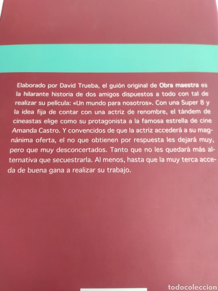 Libros: Obra Maestra. David Trueba - Foto 2