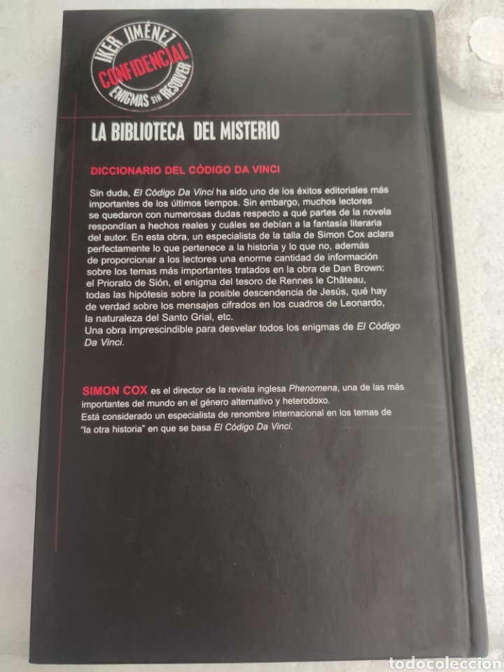 Libros: Diccionario del C&oacute;digo Da Vinci. Simon Cox. Con Cd - Foto 2