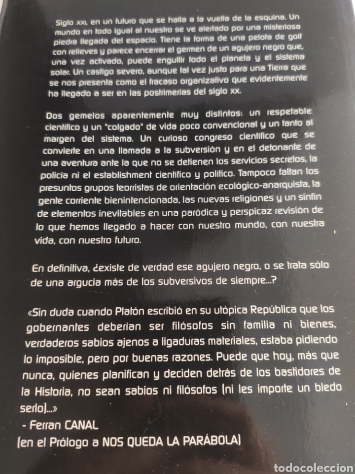 Libros: Nos queda la Par&aacute;bola. Ferran Canal - Foto 2