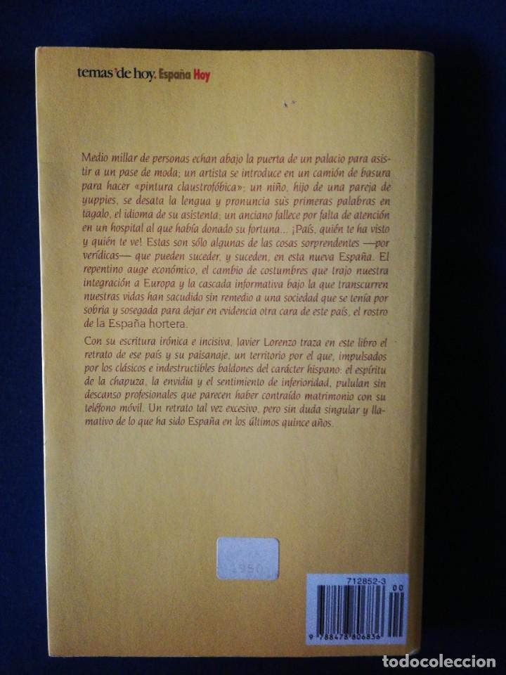 Libros: LA ESPA&Ntilde;A Hortera. JAVIER LORENZO. 1&ordf; EDICION 1996 - Foto 4