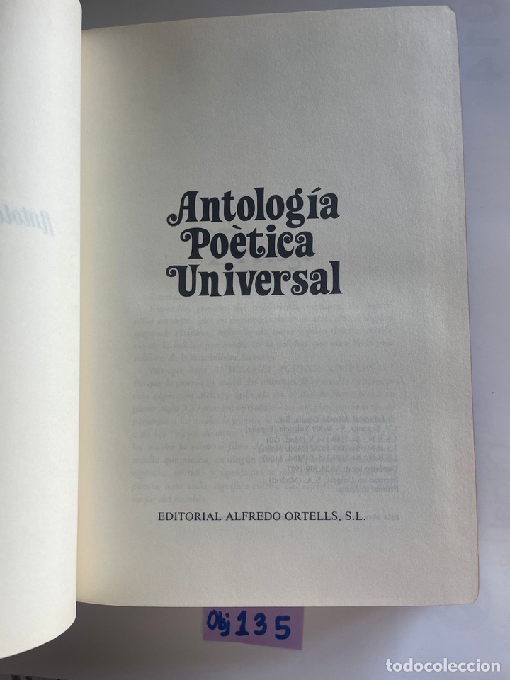 Libros: Antolog&iacute;a po&eacute;tica universal - Foto 2