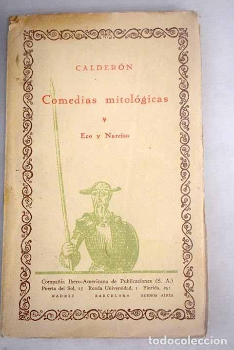 Libros: Comedias mitol&oacute;gicas.- Calder&oacute;n - Foto 1