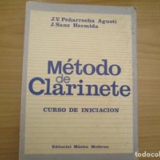 Libros: METODO DE CLARINETE. Lote 272853703