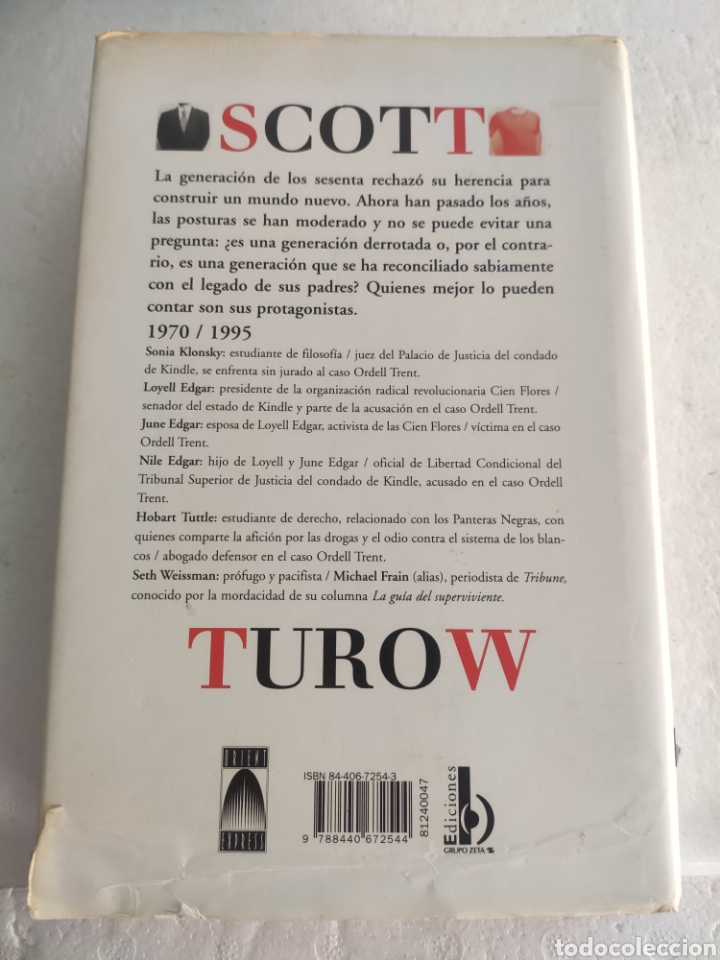 Libros: Las Leyes de Nuestros Padre. Scott Turow - Foto 2
