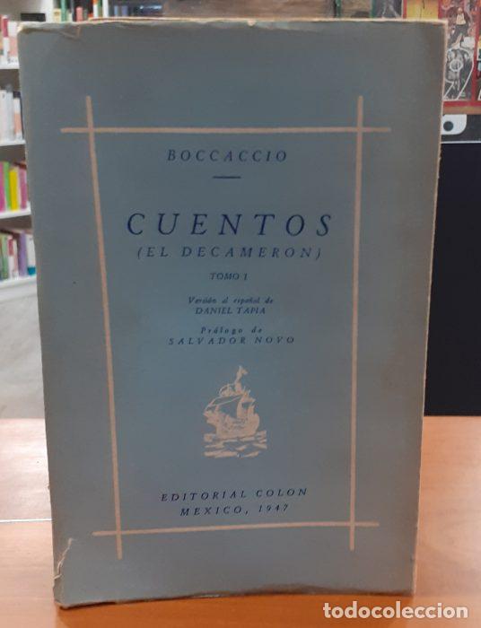 Libros: Cuentos ( El Decamer&oacute;n )Tomo I - BOCACCIO - Foto 1