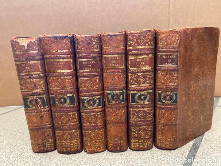 Libros: &rdquo;Oeuvres de Cic&eacute;ron, traduction nouvelle. 6 tomos.&rdquo; - Cicer&oacute;n. - Foto 1