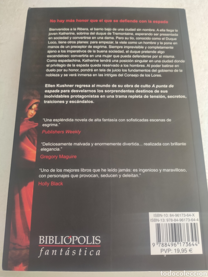 Libros: El Privilegio de la Espada. Ellen Kushner - Foto 2