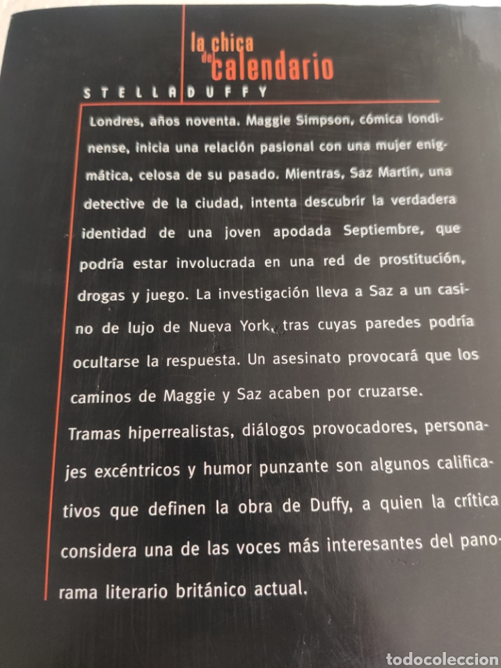 Libros: La Chica del Calendario. Stella Duffy - Foto 2