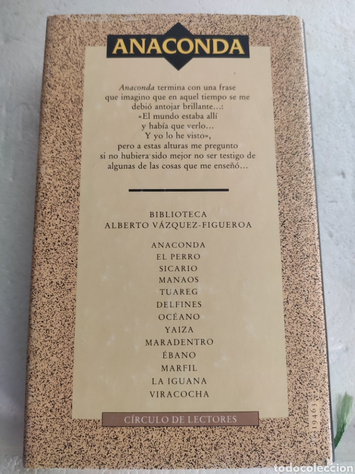 Libros: Anaconda. Alberto V&aacute;zquez Figueroa - Foto 2
