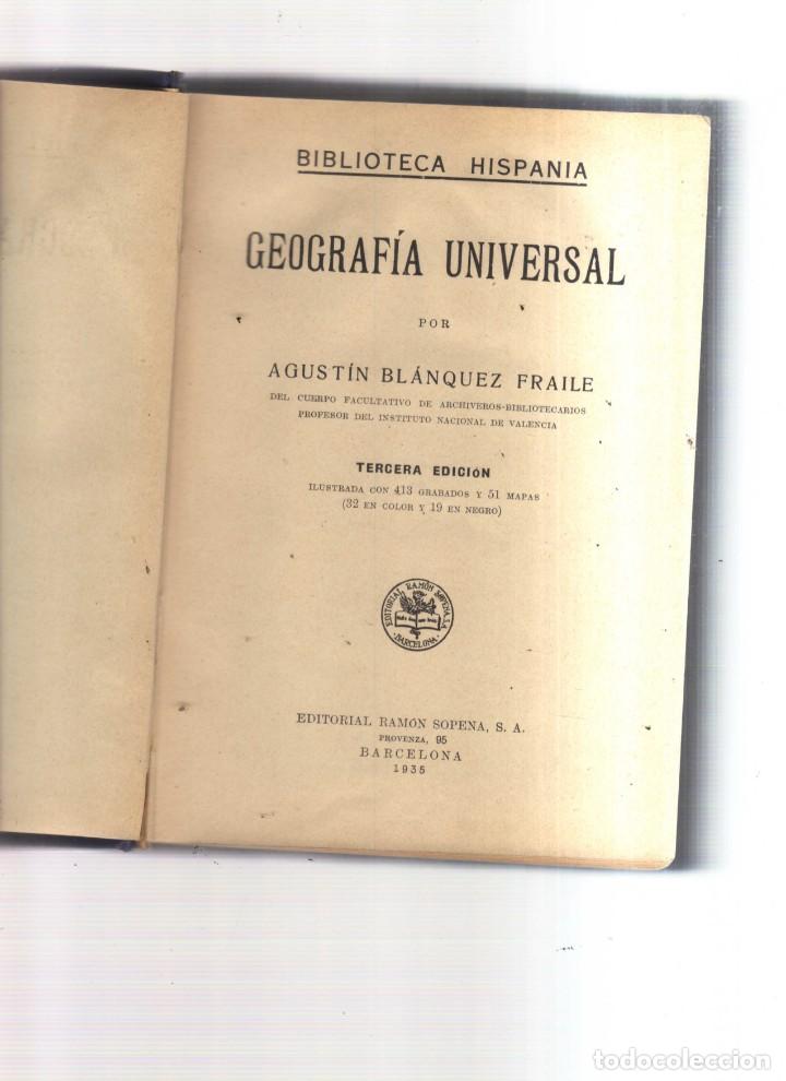Libros: GEOGRAFIA UNIVERSAL - Foto 2