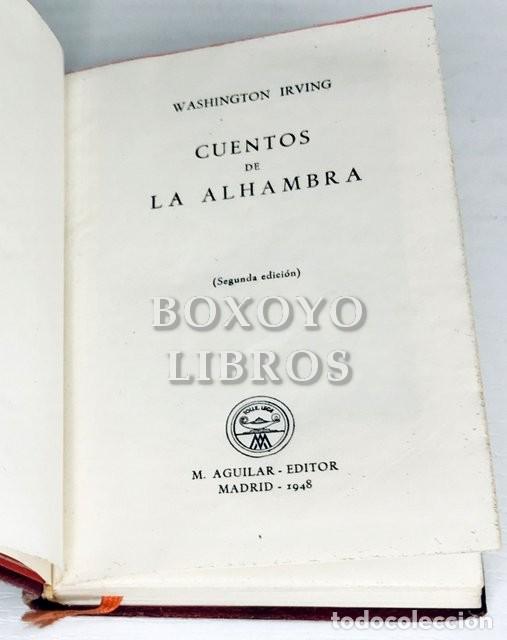 Libros: IRVING, W. Cuentos de la Alhambra - Foto 2