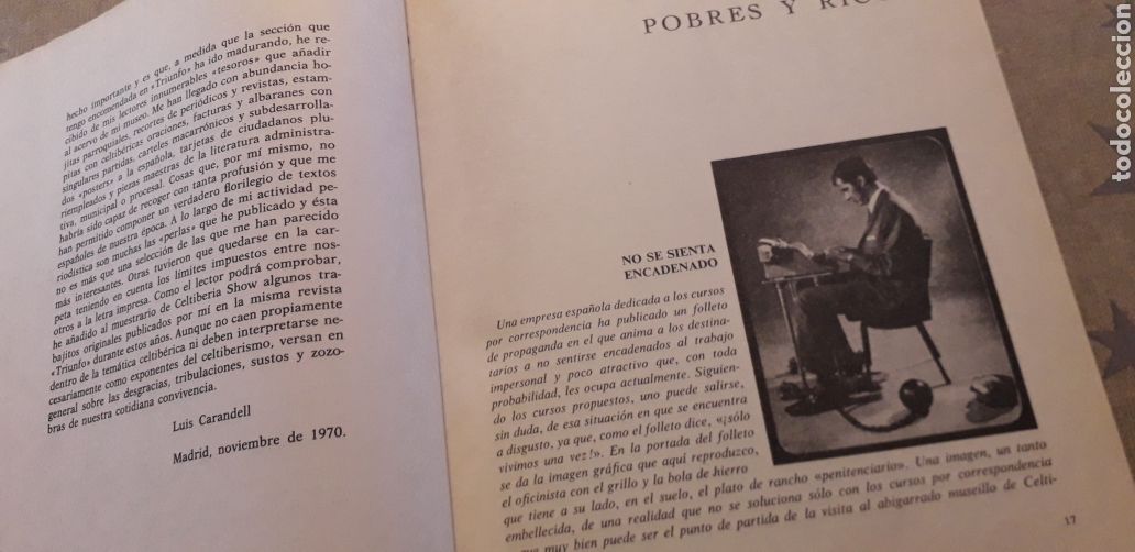 Libros: CELTIBERIA SHOW, EXPENDEDUR&Iacute;A, LUIS CARANDELL, - Foto 3