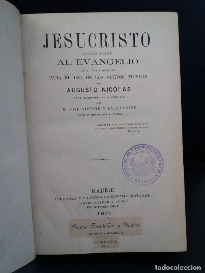 Libros: Jesucristo. Introducci&oacute;n al Evangelio. - AUGUSTO NICOL&Aacute;S: - Foto 3
