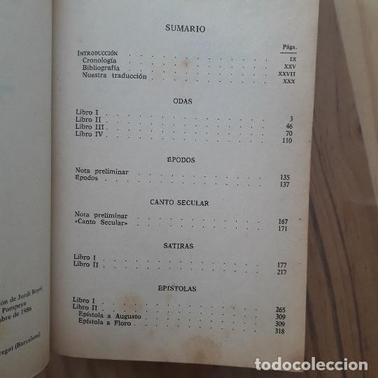 Libros: OBRAS COMPLETAS - HORACIO (PLANETA 1986) - Foto 3