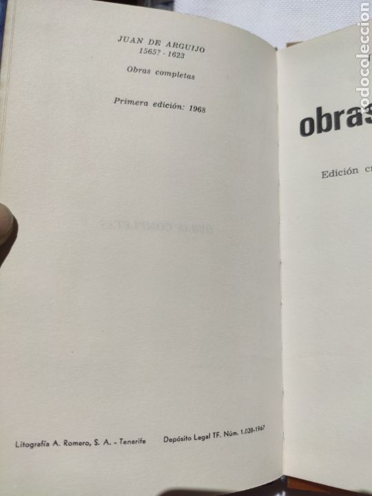 Libros: Obras Completas. Juan de Arguijo ASM - Foto 4