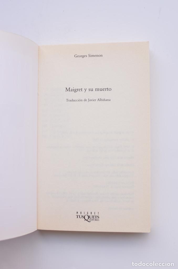 Libros: Maigret y su muerto - SIMENON, Georges - Foto 2
