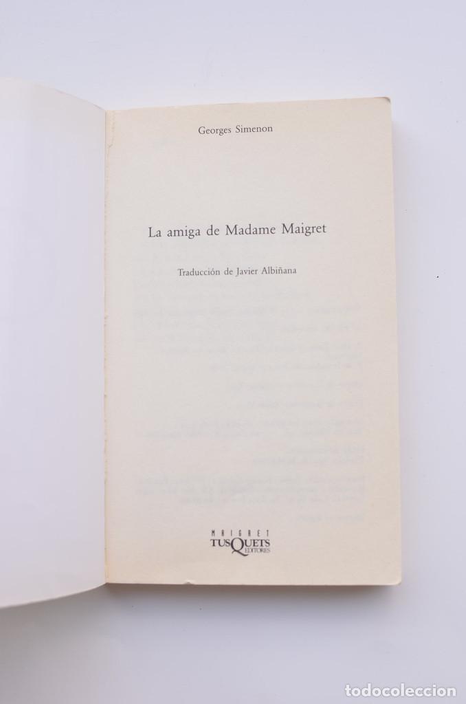 Libros: La amiga de Madame Maigret - SIMENON, Georges - Foto 2
