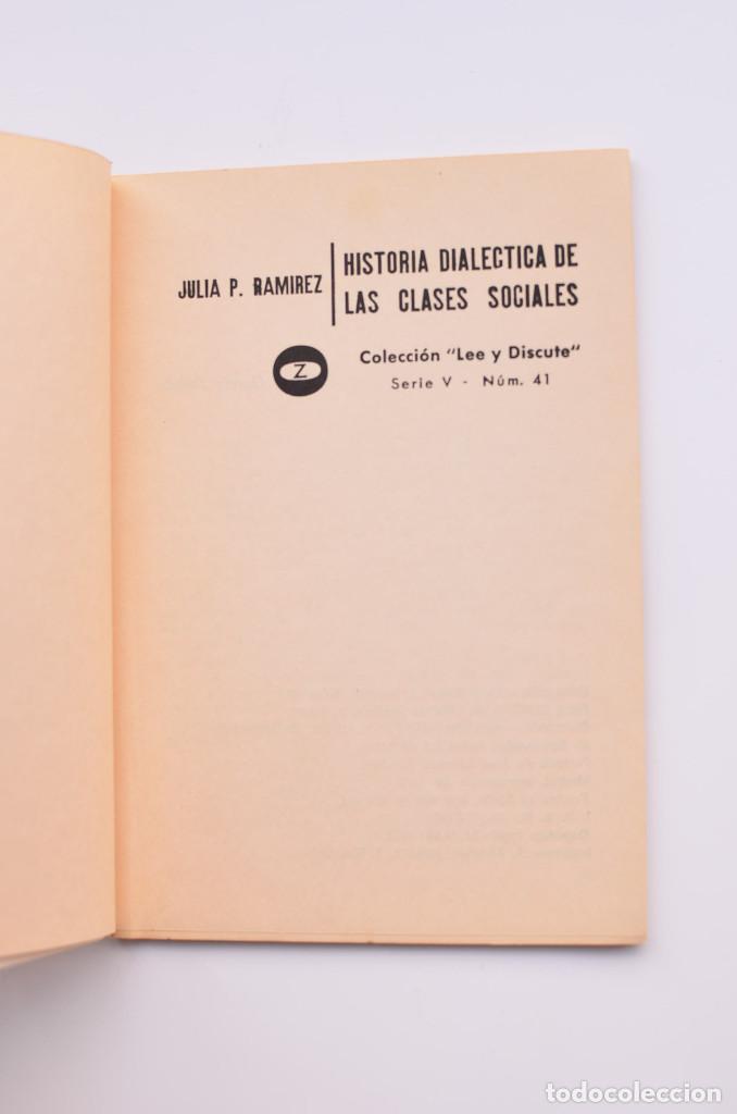 Libros: Historia dial&eacute;ctica de las clases sociales - RAM&Iacute;REZ, Julia P. - Foto 2