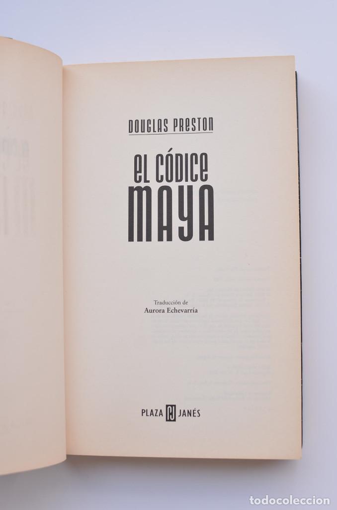 Libros: El c&oacute;dice maya - PRESTON, Douglas - Foto 2
