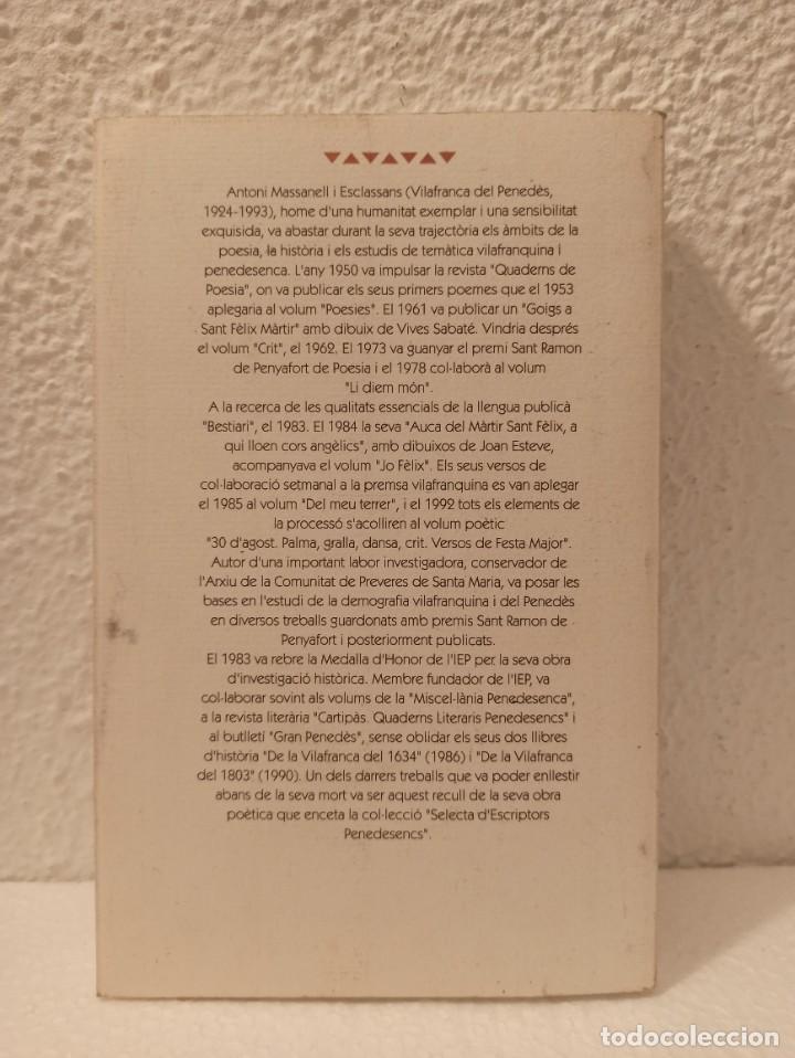 Libros: Libro Antoni Massanell Antolog&iacute;a po&eacute;tica - Foto 2
