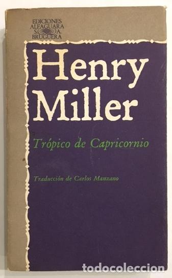 Libros: MILLER, Henry. - Tr&oacute;pico de Capricornio. - Foto 2