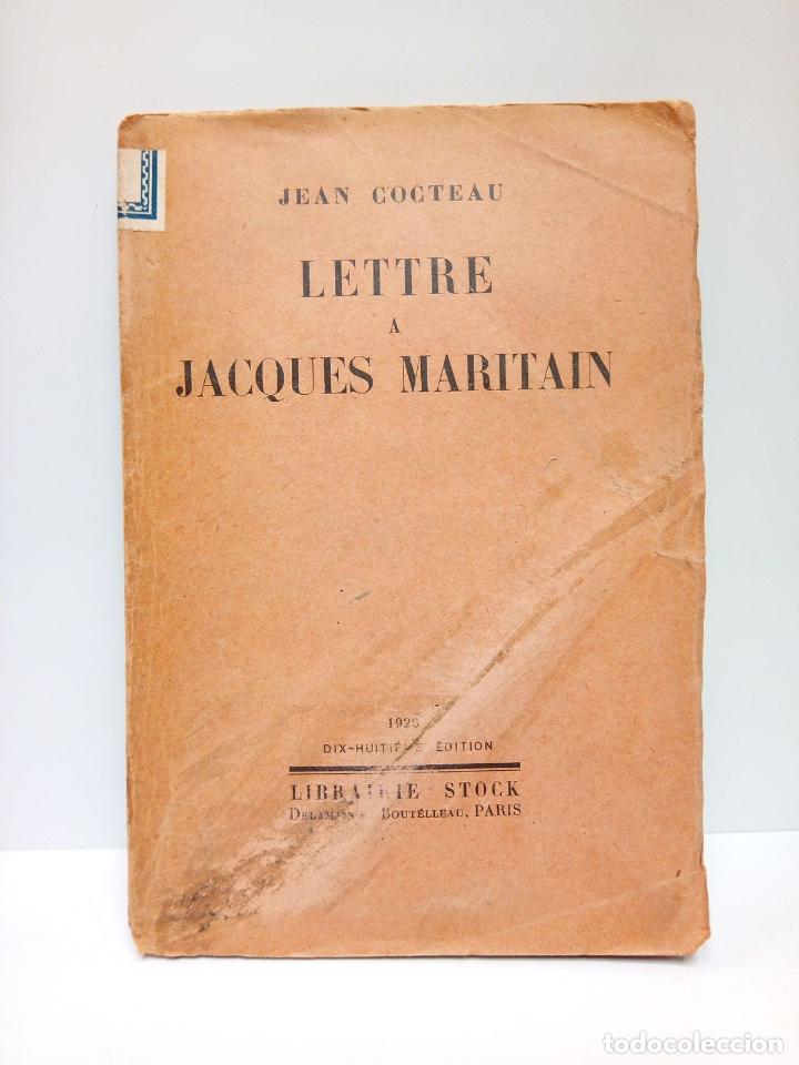 Libros: COCTEAU, Jean - Lettre a Jacques Maritain - Foto 1