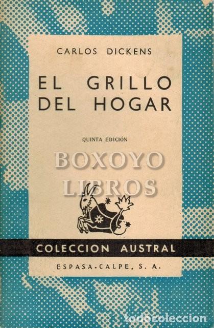 Libros: DICKENS, Carlos. El grillo del hogar - Foto 1