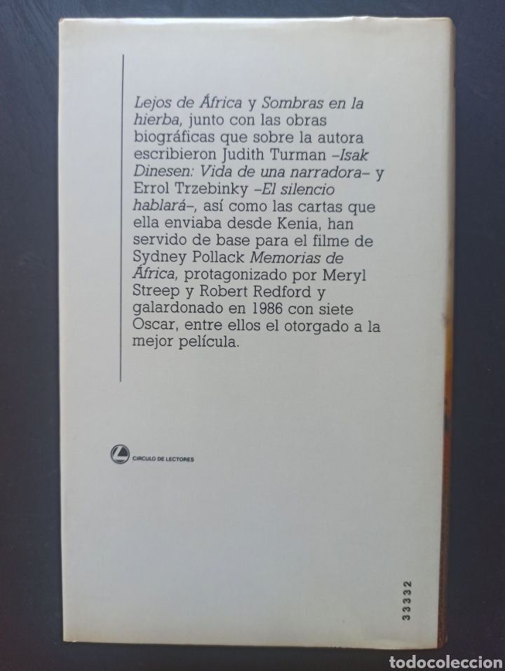 Libros: Memorias de &Aacute;frica, Isak Dinesen - Foto 3