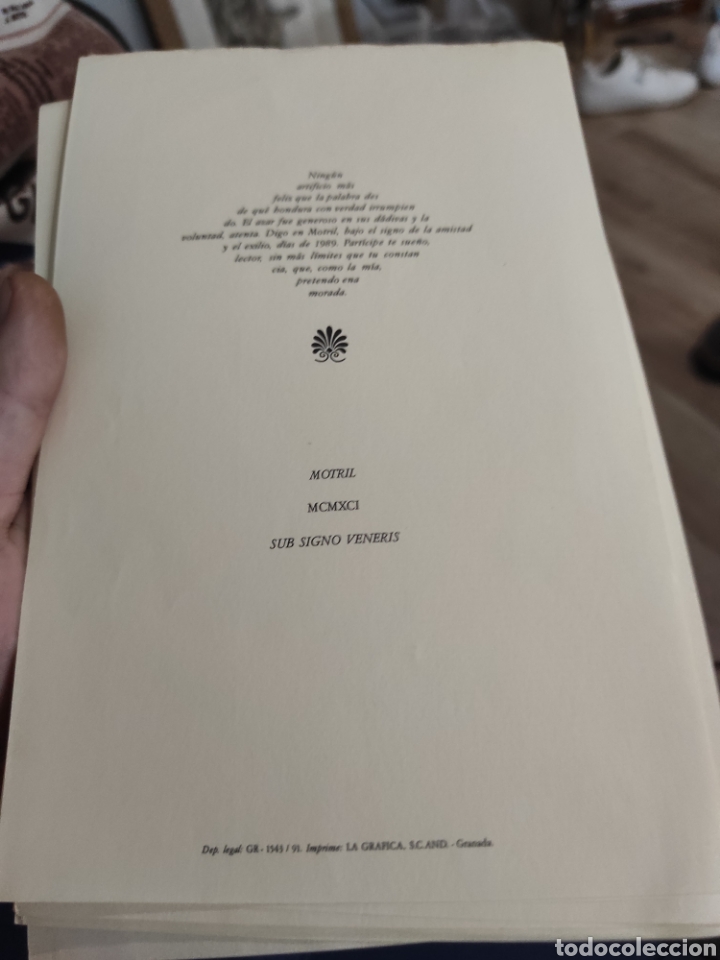 Libros: EL AIRE DE LA ALMENA. GRANADA 1991. CARPETA - Foto 3