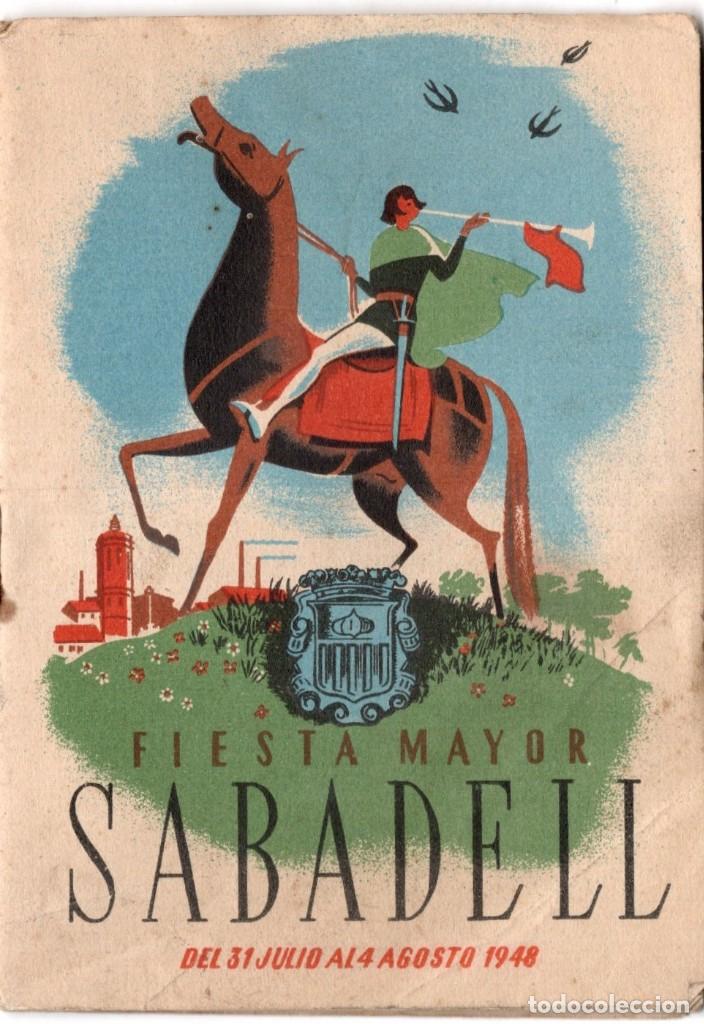 Libros: Sabadell. Fiesta Mayor 1948 - Foto 1