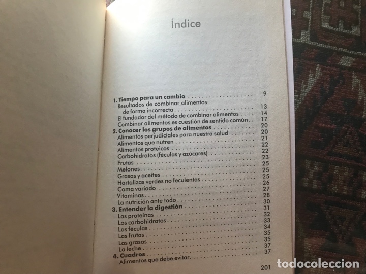 Libros: La combinaci&oacute;n de los alimentos. C&oacute;mo combinar los alimentos para perder peso. Tim Spons - Foto 4