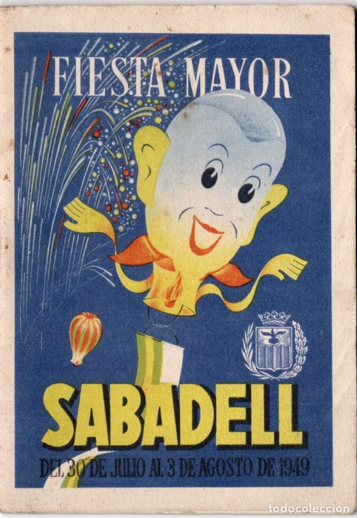 Libros: Sabadell. Fiesta Mayor 1949 - Foto 1