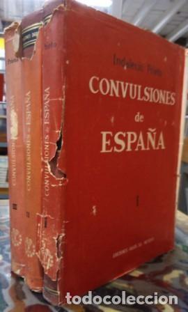 Libros: Convulsiones de Espa&ntilde;a. 3 vols. - Indalecio Prieto. - Foto 1