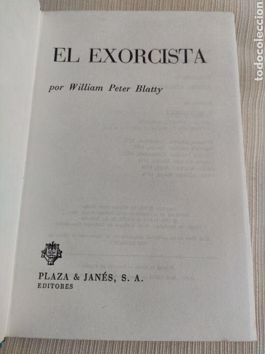 Libros: El Exorcista. William Peter Blatty. 1974. ASM - Foto 2