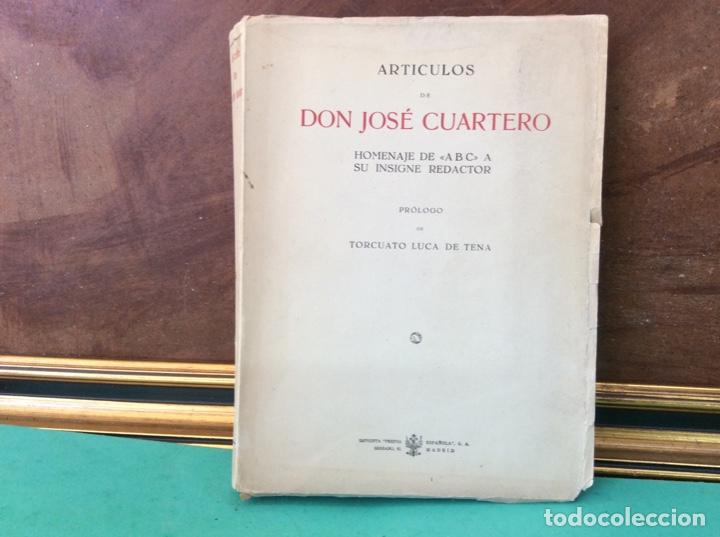 Libros: ABC. HOMENAJE A SU AUTOR. D. JOSE CUARTELERO - Foto 1