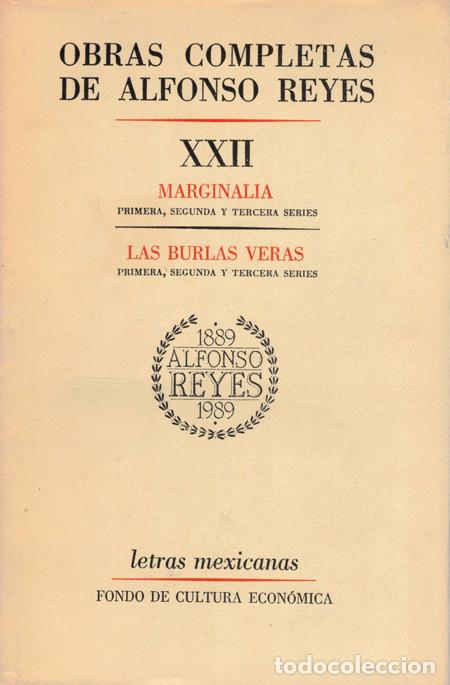 Libros: OBRAS COMPLETAS. REYES, Alfonso - Foto 1