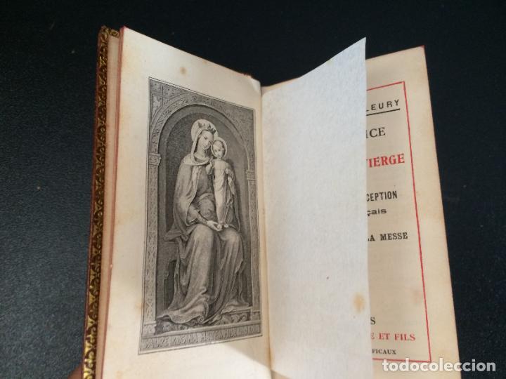 Libros: A. FLEURY. PETIT OFFICE DE LA TRES SAINTE VIERGE ET DE L&acute;IMMACULEE CONCEPTION. FRANCES. - Foto 3