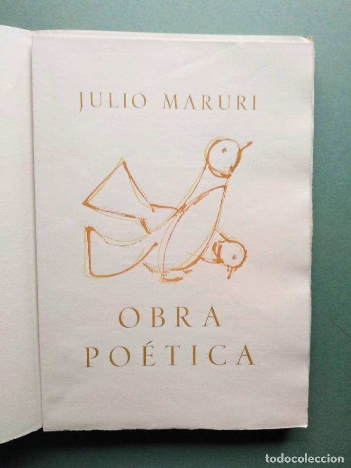 Libros: Obra Po&eacute;tica. - MARURI, Julio. - Foto 2