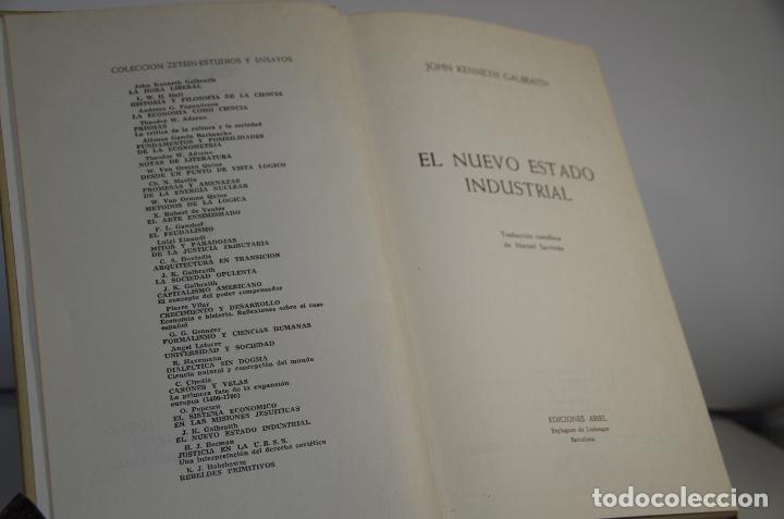 Libros: EL NUEVO ESTADO INDUSTRIAL JOHN KENNETH GALBRAITH - Foto 2