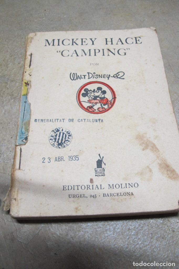 Libros: MICKEY HACE CAMPING 1934 MOLINO - Foto 1