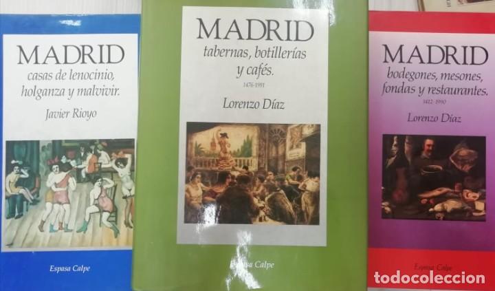 B&uuml;cher: Trilog&iacute;a Madrid del buen Vivir. Casas de lenocinio y malvivir / botiller&iacute;as / mesones. Rioyo y D&iacute;az