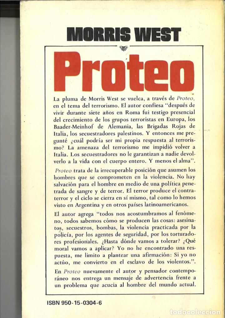 Libros: PROTEO. Morris West - Foto 2