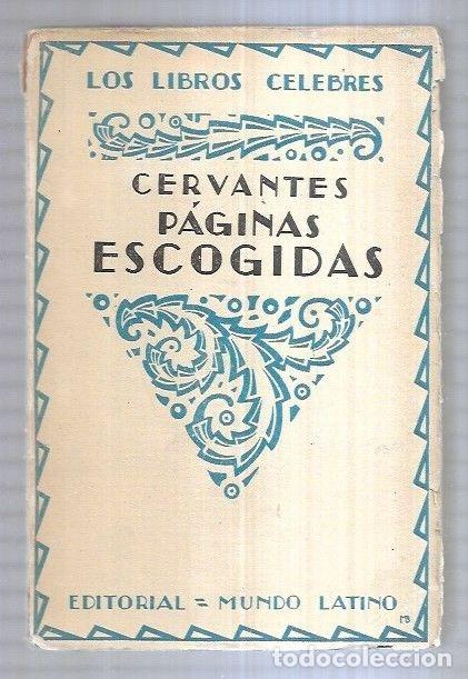 Libros: PAGINAS ESCOGIDAS - CERVANTES, MIGUEL DE - Foto 2
