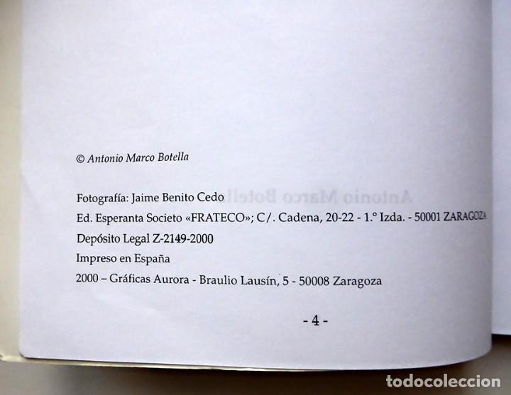 Libros: UN SIGLO DE ESPERANTO EN ARAG&Oacute;N - ANTONIO MARCO BOTELLA - Foto 3